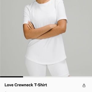 Lululemon love crewneck tee